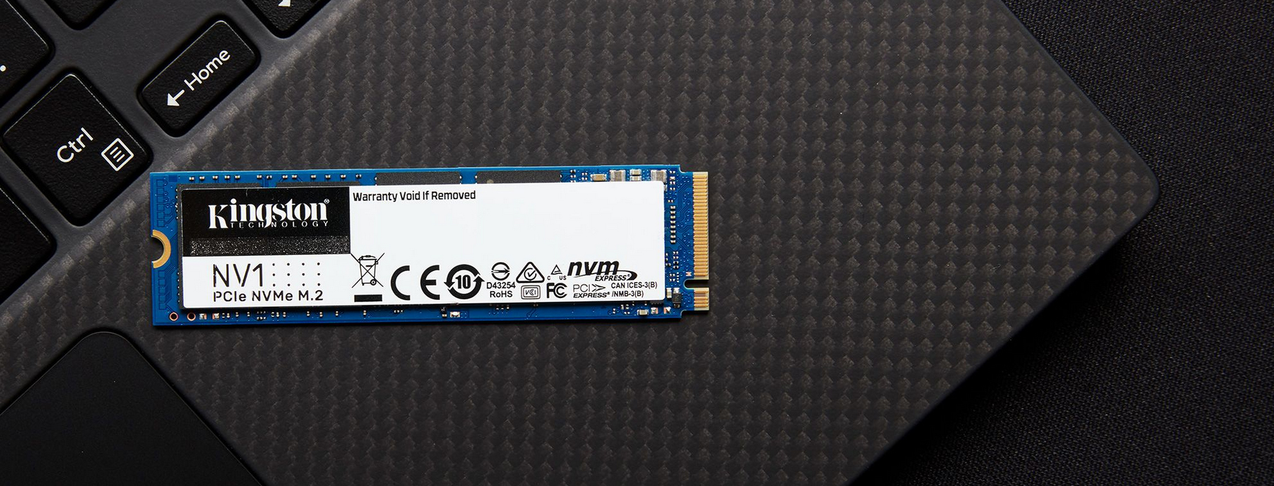Kingston NV1 1TB M.2 2280 NVMe PCIe Internal SSD Up to 2100 MB/s 